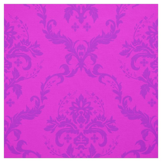 Blau-Rosa- und rosa-grüne Damaskus Stoff (Muster)