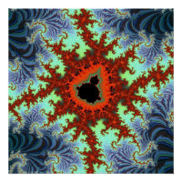 Blau-Rot-Mandelbrot-Fraktal