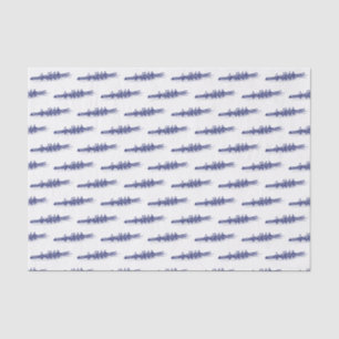 Blau Rudern Ruderer Crew Team Wassersport Seidenpapier
