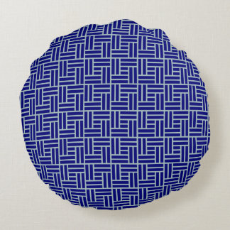 Blau Rundes Kissen