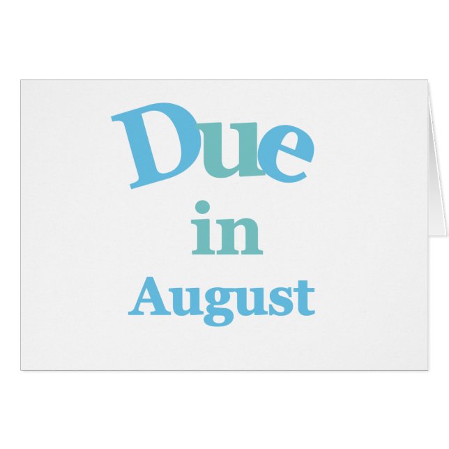 Blau-Schuld im August (Vorderseite (Horizontal))