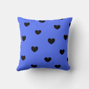 Blau Schwarz Niedlich Gemütlich Modern Romantisch  Kissen