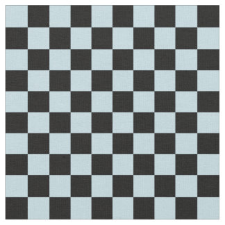 Blau-Schwarz-Schachbrett Stoff
