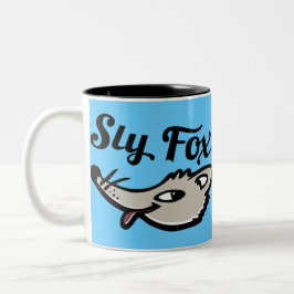 Blau/Schwarz/Tasse für Sly-fox Zweifarbige Tasse