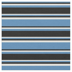 Blau, schwarz und leicht-zyklisch gestreiftes Must Stoff