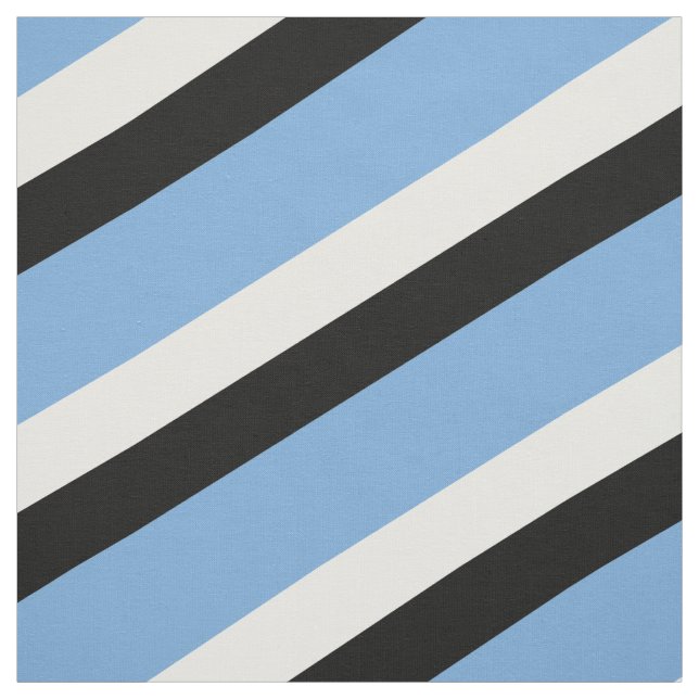 Blau, Schwarz und Weiß Streifen Stoff (Muster)
