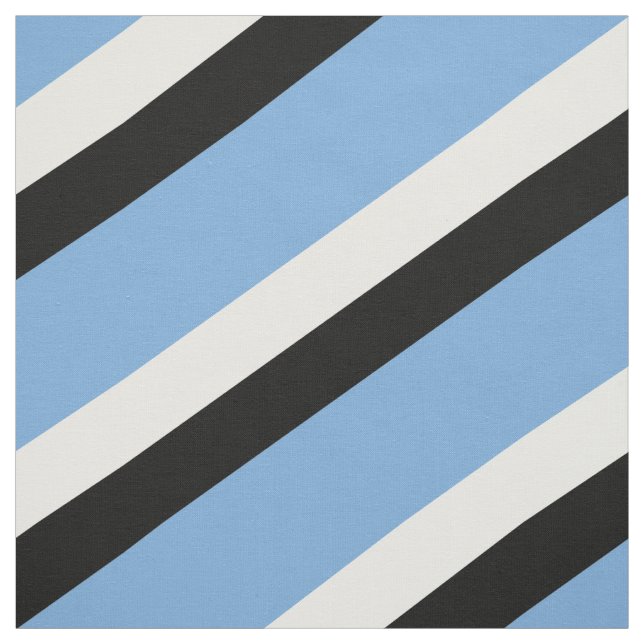 Blau, Schwarz und Weiß Streifen Stoff (Muster)