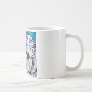 Blau Shih Tzu Kaffeetasse