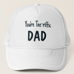 Blau Sie sind tee-riffic Papa Text Truckerkappe