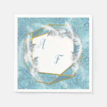 Blau-Silberes Mischmuster mit weißen Glitzern