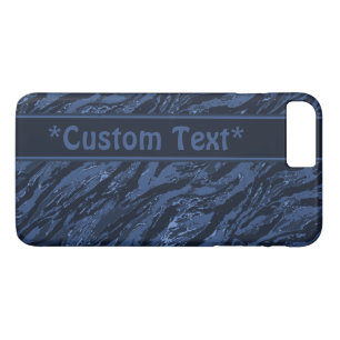 Blau Strickende Camouflage mit benutzerdefiniertem Case-Mate iPhone Hülle
