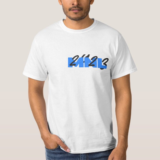 Blau T-Shirt (Vorderseite)