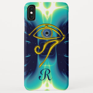 BLAU TALISMAN MONOGRAMM Aquamarin, türkisblau Case-Mate iPhone Hülle