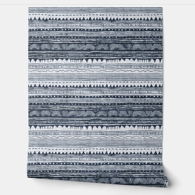 Blau Tapete (Abrollen)