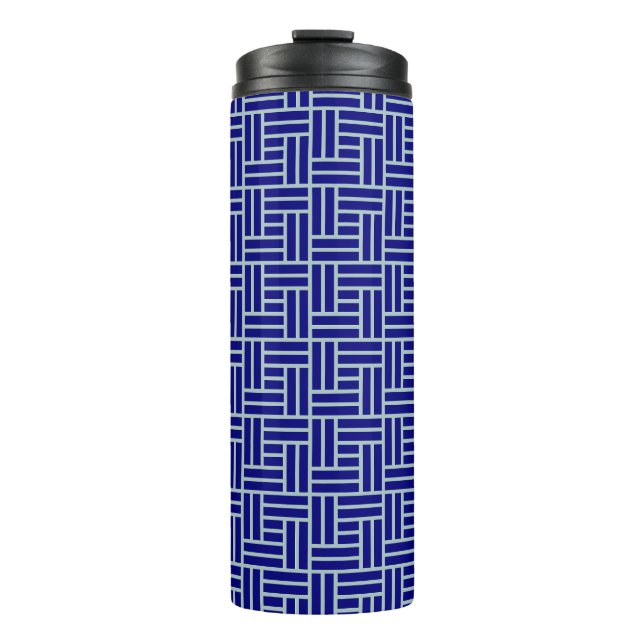 Blau Thermosbecher (Vorderseite)