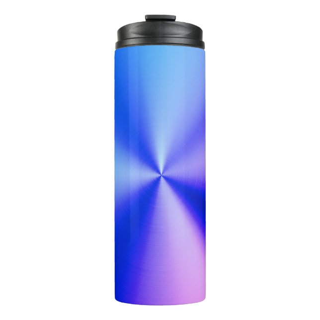 blau thermosbecher (Vorderseite)