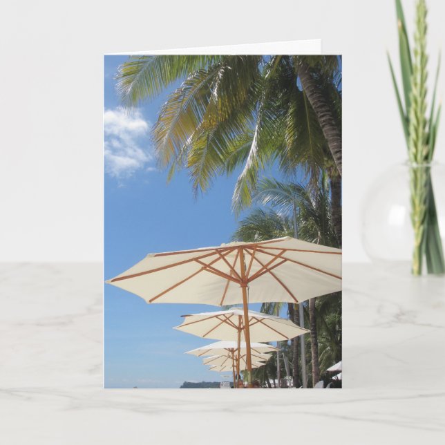 Blau-Töne Karte (Vorderseite)