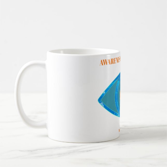 Blau - transparent kaffeetasse (Links)