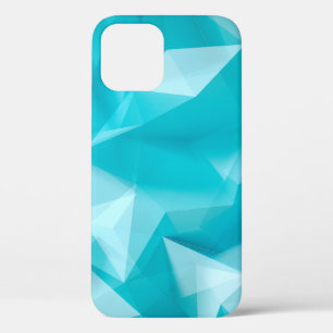 Blau, türkisfarbener Hintergrund mit Kristallen, D Case-Mate iPhone Hülle