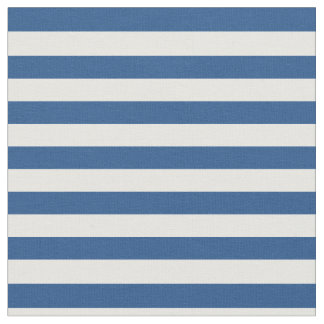 Blau u. Weiß Striped Stoff