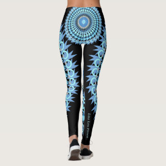 Blau-und Augen-Süßigkeit Leggings