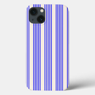 Blau und Beige, fünf Streifen Case-Mate iPhone Hülle