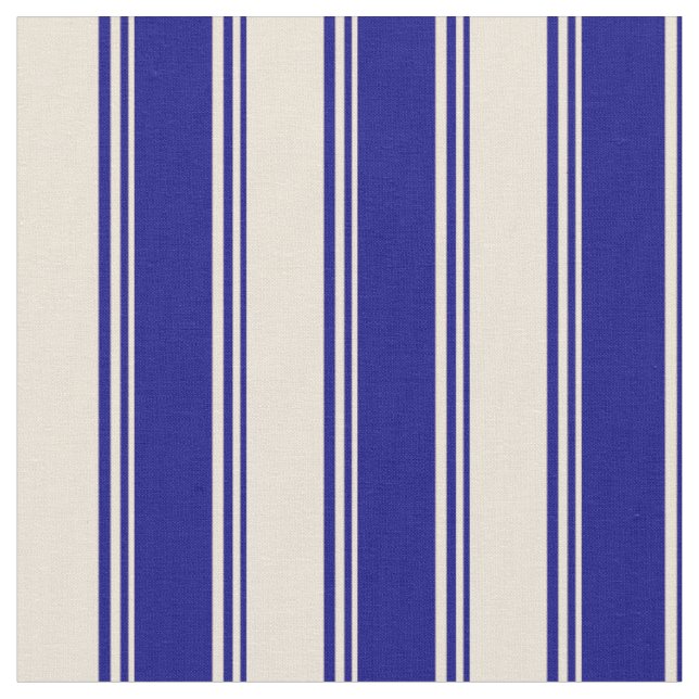 Blau- und Bisken-Muster/Streifen Stoff (Nahaufnahme)