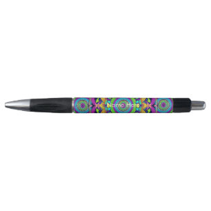 Blau und Bold Mandala Pen Kugelschreiber