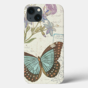 Blau und Brown-Schmetterling Case-Mate iPhone Hülle