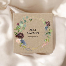 Blau und Burgundy Geometric Kraft