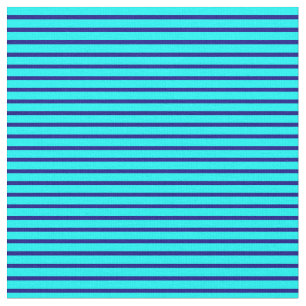 Blau- und Cyan-farbenes Linse-/Streifenmuster Stoff