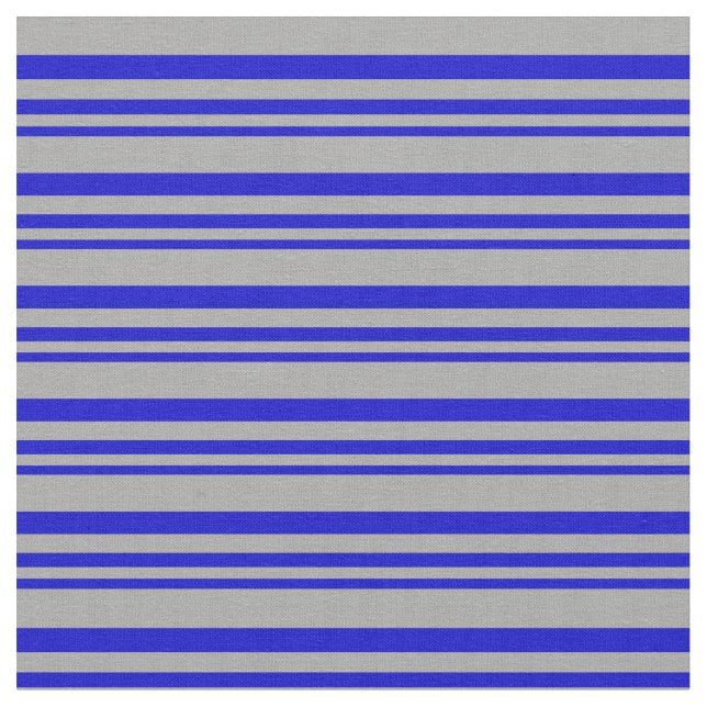 Blau- und dunkelgraues Muster/Streifen Stoff (Nahaufnahme)