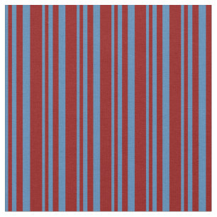Blau- und dunkelrot gestrichene Streifen/Muster mi Stoff