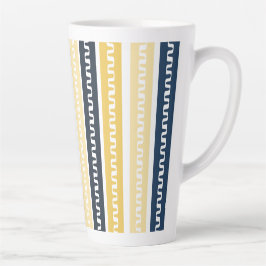 Blau und Gelb gestrichen Milchtasse