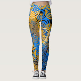 BLAU UND GELB    - Leggings