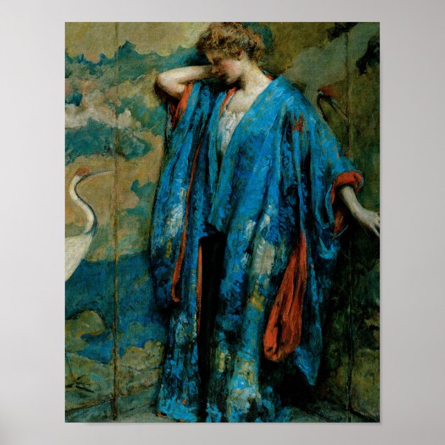 Blau und Gelb Poster (Vorne)