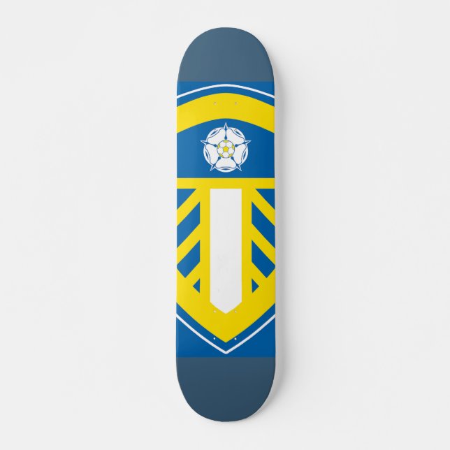 Blau und Gelb Skateboard (Vorne)