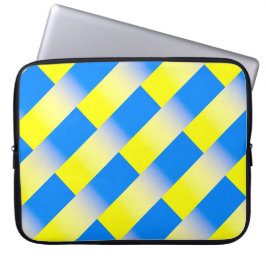 Blau und Gelb Ukraine Inspiriert Frieden gegen den Laptopschutzhülle