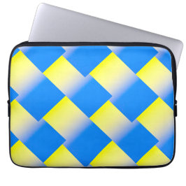 Blau und Gelb Ukraine Inspiriert Frieden gegen den Laptopschutzhülle