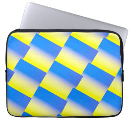 Blau und Gelb Ukraine Inspiriert Frieden gegen den Laptopschutzhülle