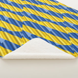 Blau und Gelb Ukraine Inspiriert Frieden gegen den Sherpadecke