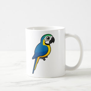Blau-und-gelber Macaw Kaffeetasse