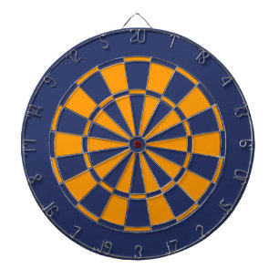 Blau und Gold Dartscheibe