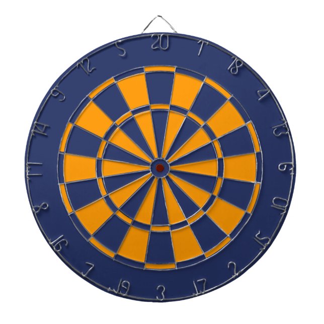 Blau und Gold Dartscheibe (vorne)