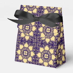 Blau und Gold Geschenkschachtel