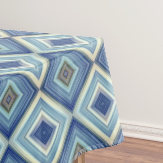 Blau und Gold Tischdecke (Beispiel)