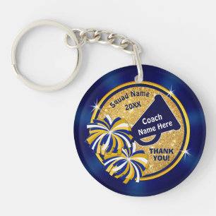 Blau und Gold, vielen Dank für Ihr Geschenk für  Schlüsselanhänger