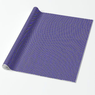 Blau-und Golddavidsstern Jüdisch Geschenkpapier