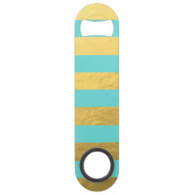 Blau-und Goldfolien-Streifen gedruckt