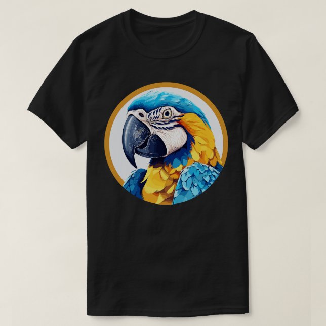 Blau- und Goldmaka 13 T-Shirt (Design vorne)